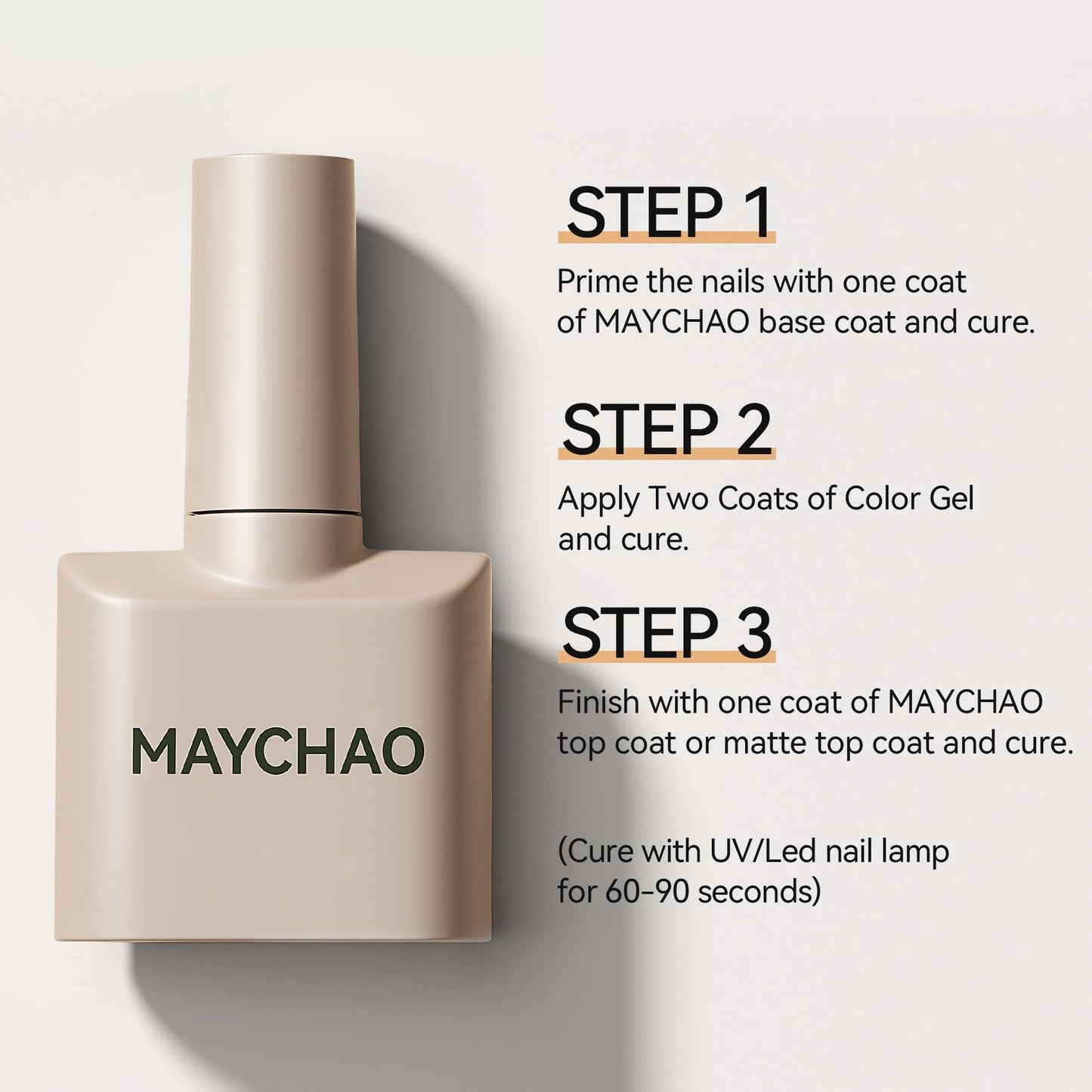 MAYCHAO 15ML Jelly Hot Pink Gel Nail Polish 1Pc Transparent Bright Pink Gel Polish Soak Off UV LED Translucent Nail Polish Nail Art Starter Manicure Salon DIY at Home, 0.5 OZ