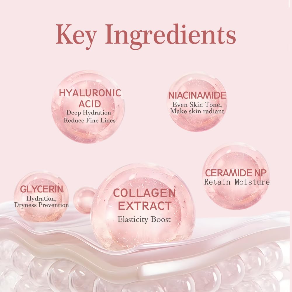 Skiennix Collagen Night Wrapping Mask - Peel Off Hydrolyzed Facial Mask for Elasticity & Hydration | 2.54 fl. oz.