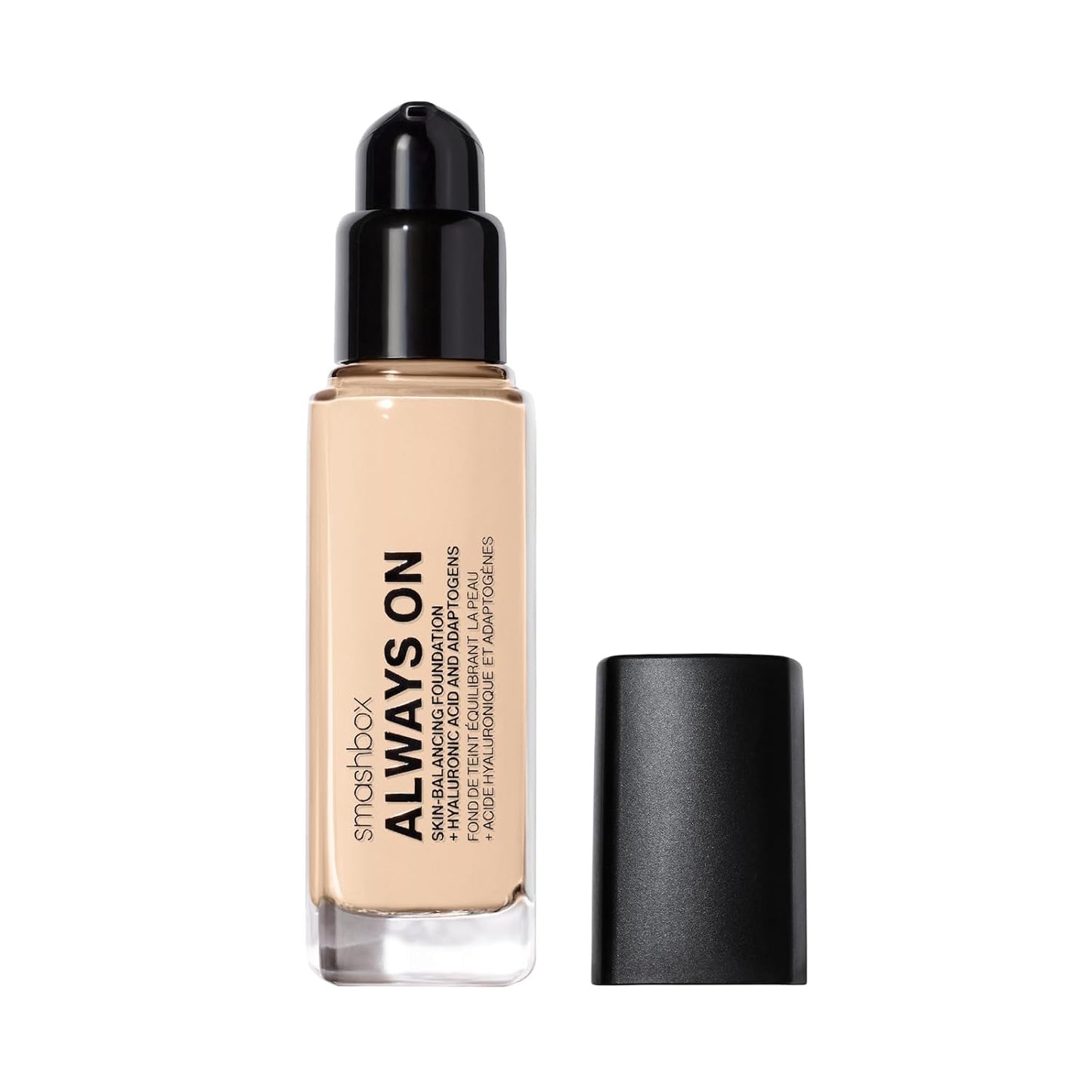 Smashbox Always On Skin-Balancing Foundation - Medium-To-Full Coverage with Hyaluronic Acid, 1 Fl Oz