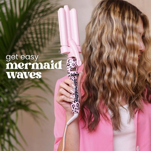 Beachwaver 3B Waver - Professional Curling Iron for Effortless Beach Waves | Compact Design