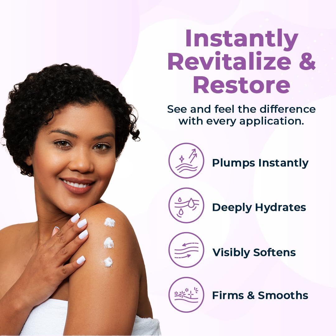 VitaMedica Hyaluronic Acid Body Moisturizer - Intense Hydration & Firming Lotion | Fragrance-Free, 18.25 fl oz