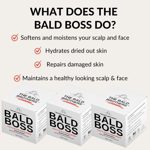 Regine Switzerland Bald Head Care - Everyday Scalp Moisturizer | Matte, Vegan, Fragrance-Free