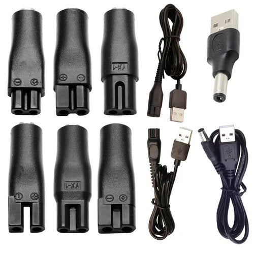 Power Cord 5V Replacement Charger - USB Adapter for Hairdressers, Shavers, Lamps & More