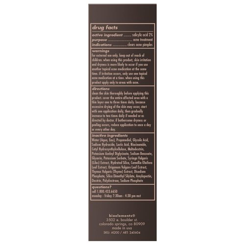 Bioelements Daily Meds Acne Clearing Serum - 1 Fl Oz | Targets Lines, Tone & Dullness with Beta & Alpha Hydroxy Acids