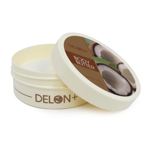 Delon Intense Moisturizing Body Butter - Coconut Oil Hydration | 6.9 oz