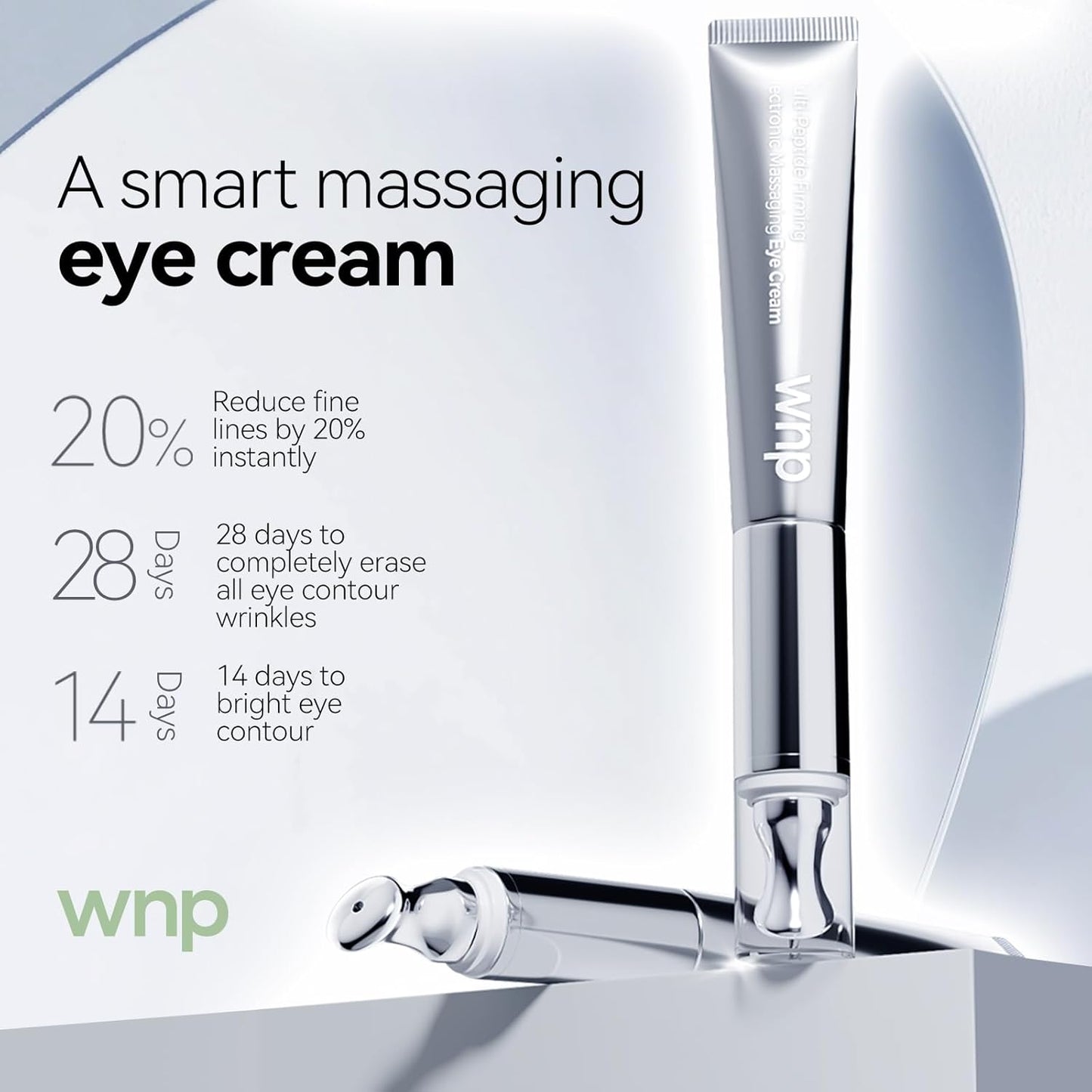 WNP Eye Cream - Anti-Aging Multi-Peptide Firming Eye Cream for Puffiness & Bags Under Eyes