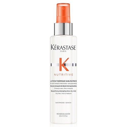 KERASTASE Nutritive Heat Protecting Spray - Nourishing Detangler for Dry Hair | 5.1 Fl Oz