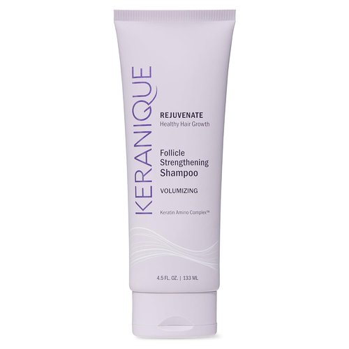 Keranique Volumizing Shampoo - Hair Repair & Growth Support with Keratin, Biotin & Menthol | 4.5 Oz