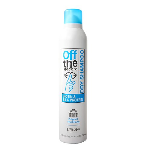 OFF THE RECORD Dry Shampoo - Original Freshfinity | Refresh & Strengthen Hair | Biotin & Silk Protein | 10.65 oz