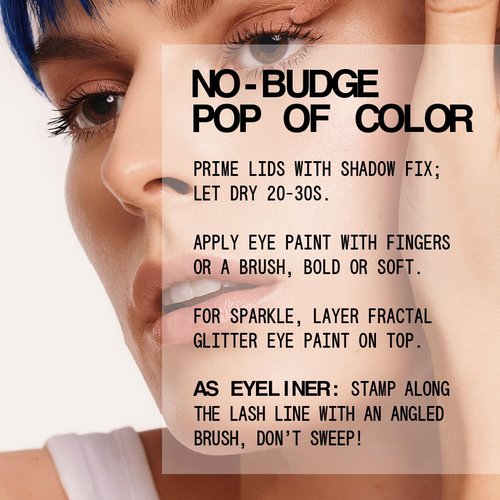 About-Face Matte Fluid Eye Paint - High-Pigment Liquid Eyeshadow, Long-Lasting Soft Brown, Vegan & Cruelty-Free