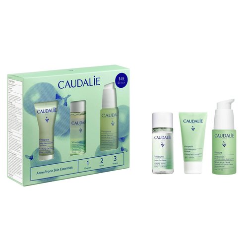 Caudalie Vinopure Acne Serum - Treat & Prevent Blemishes | Includes 2 Free Travel-Size Products