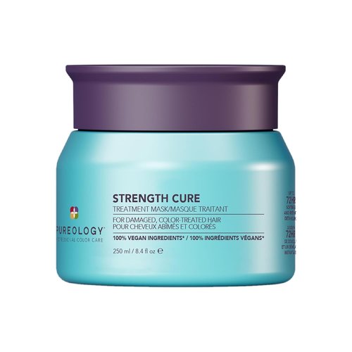 Pureology Strength Cure Hair Treatment Mask - Intense Repair for Damaged Hair | Restores Softness & Detangles