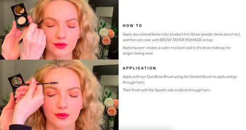 Elke Brow Tamer Pomade - Clear Water-Resistant Vegan Formula for Perfectly Defined Brows