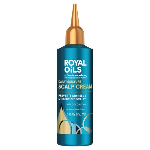 Head & Shoulders Royal Oils Scalp Cream Treatment - Daily Moisture with Coconut Oil, 5.0 fl oz