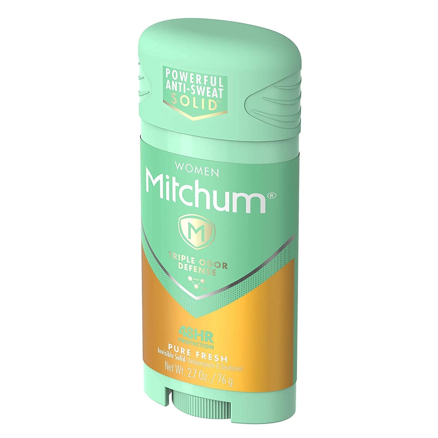 Mitchum For Women Advanced Control Anti-Perspirant Deodorant Invisible Solid Pure Fresh 2.70 oz (Pack of 8)