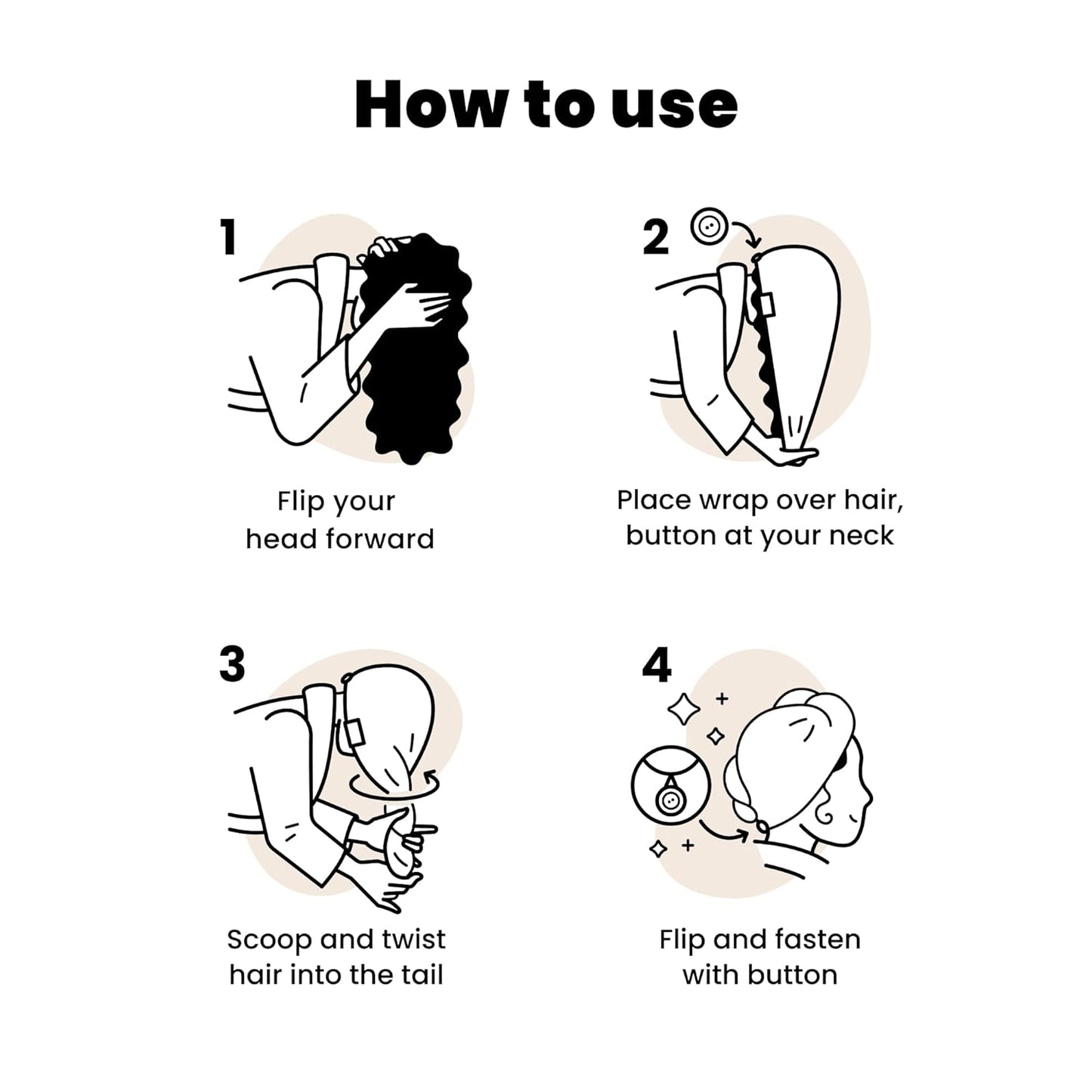 Tangle Teezer Ultimate Curl Care Bundle, Detangler Brush for Curly & Coily Hair + Double-Sided Hair Towel Wrap for Frizz Control & Curl Protection