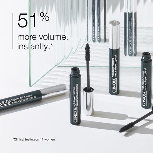 Clinique High Impact Mascara | Volume, Length + Safe For Sensitive Eyes, Black/Brown, 0.24 Fl Oz