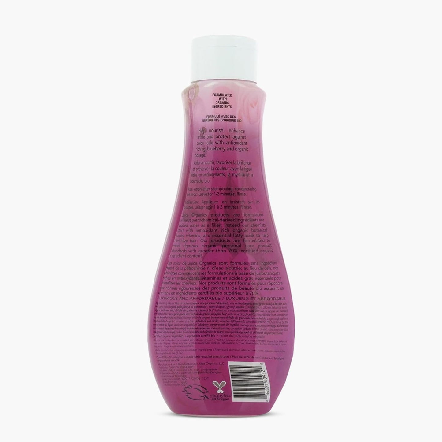 Juice Beauty Rose Fig Color Protect Conditioner - 300 mL | Boost Shine & Volume for Color-Treated Hair - Vegan & Cruelty-Free