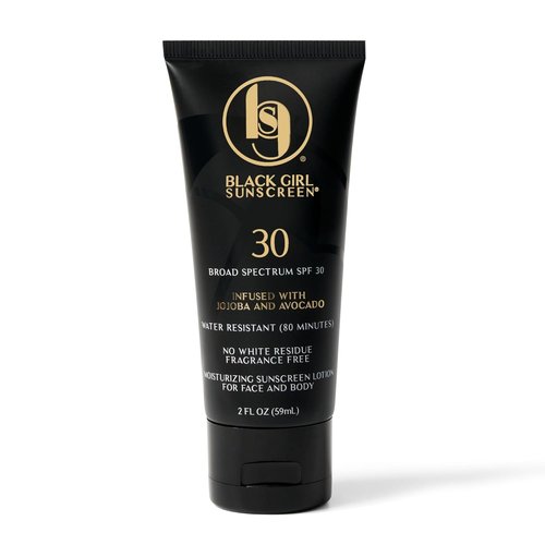 Black Girl Sunscreen SPF 30 - Moisturizing Sun Protection for Melanin-Rich Skin | Ultra Sheer Travel Size - 2 fl oz