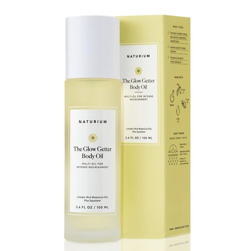 Naturium Glow Getter Body Oil - Intense Nourishing Multi-Oil, Hydrating & Moisturizing, Vegan, 3.4 oz