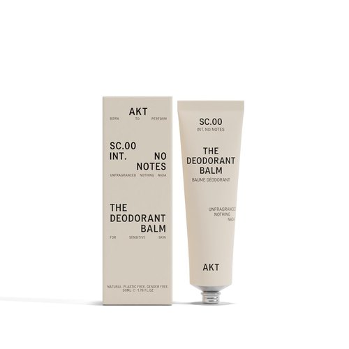 AKT Deodorant Balm - Natural, Fragrance-Free Cream Deo for Sensitive Skin | 1.7 Fl Oz, Multi-Use, Plastic Free