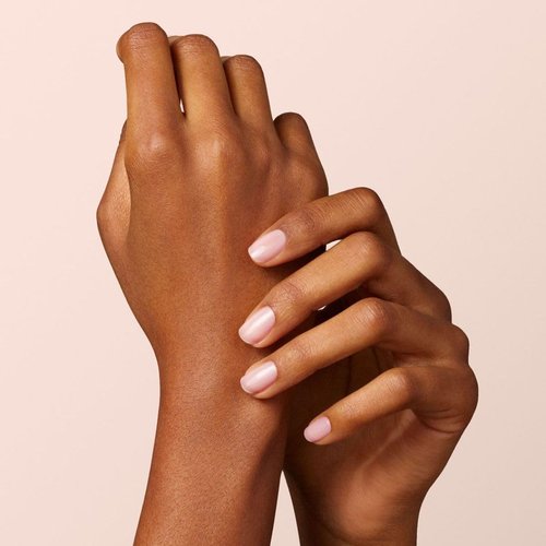 Manucurist Green Flash Gel Nail Polish - Sheer Pale Pink Hortencia | Vegan, 12-Free, Plant-Based - 0.5 fl oz