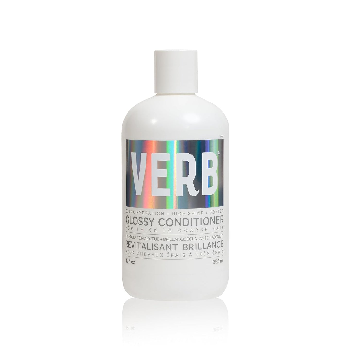 VERB Glossy Conditioner - Conditions & Detangles While Adding High Shine for Thick, Coarse Hair - Vegan & Sulfate-Free