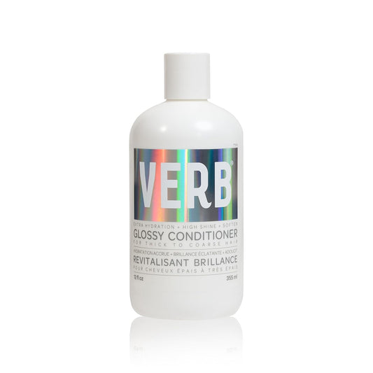 VERB Glossy Conditioner - Conditions & Detangles While Adding High Shine for Thick, Coarse Hair - Vegan & Sulfate-Free