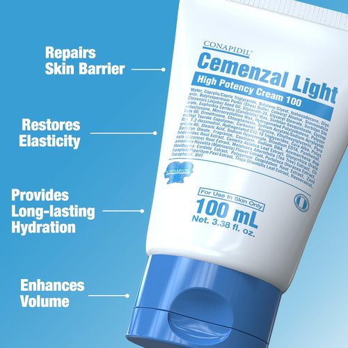 Cemenzal Korean Moisturizer - Volufiline 5000ppm & Centella Asiatica for Skin Barrier Repair | 100 mL