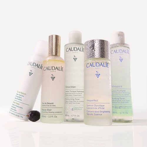 Caudalie Vinoclean Moisturizing Toner - Hydrating Rose Water Formula for All Skin Types