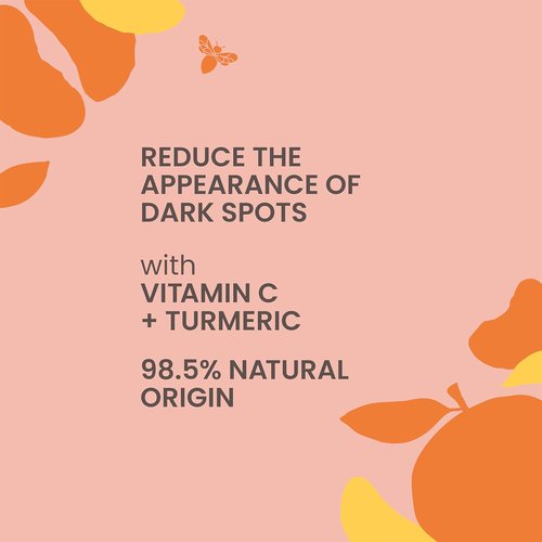 Burt's Bees Vitamin C Turmeric Facial Serum - Brightens Skin & Reduces Dark Spots | Lightweight Hydrating Formula (1 oz)