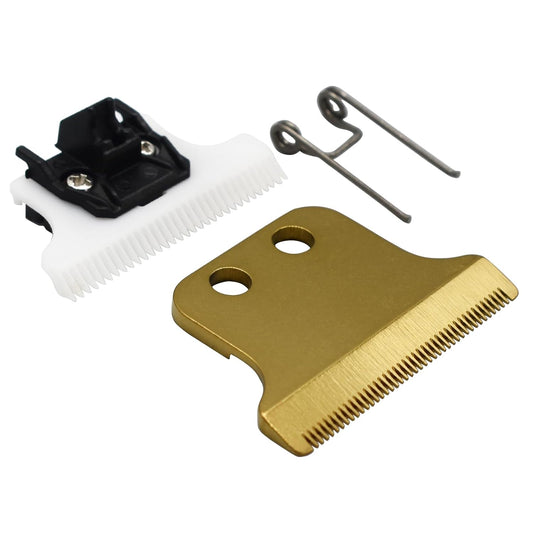 Wahl Professional T Wide Replacement Blades #2215 - Compatible with Detailer Trimmer (Gold)