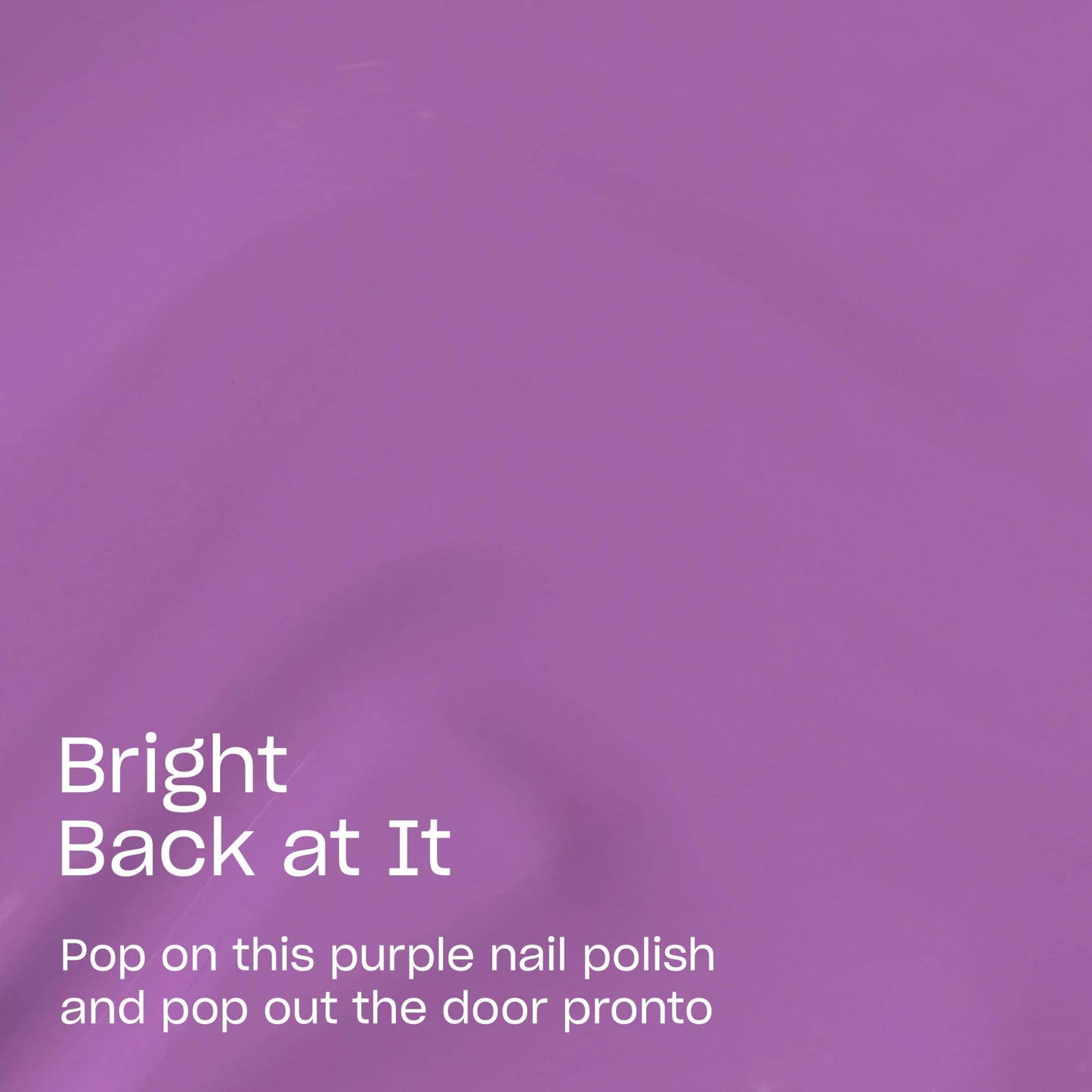 OPI RapiDry Bright Back at It | Opaque Dark Purple Crème Quick Dry Nail Polish | Vegan, Smudge Proof, Fast Drying