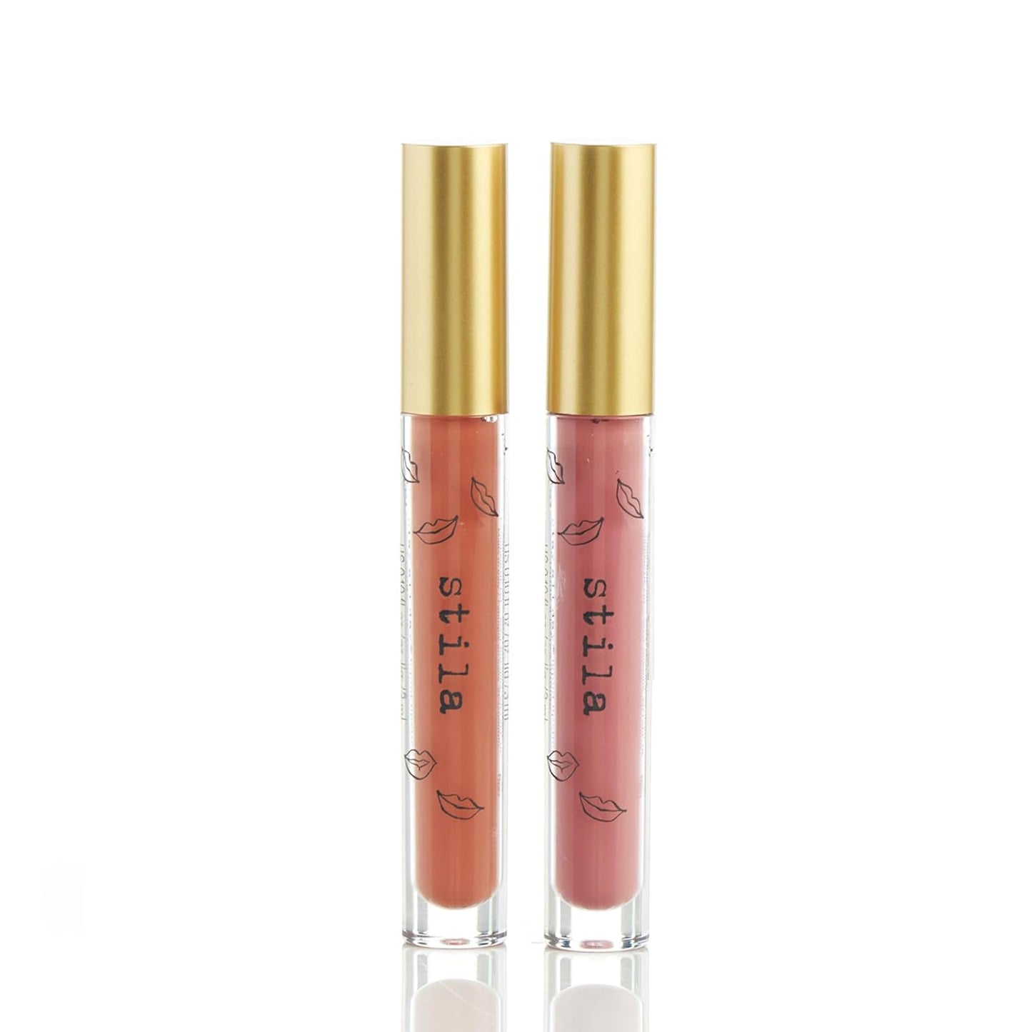 Stila Kisses Make Me Happy Liquid Lipstick Duo - Long-Lasting Color & Hydration