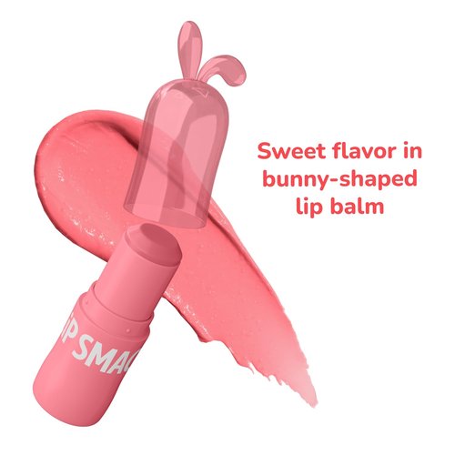Lip Smacker Bunny Lip Balm - Moisturizing & Hydrating Care | Fun Easter Gift for Kids - Berry Hoppy