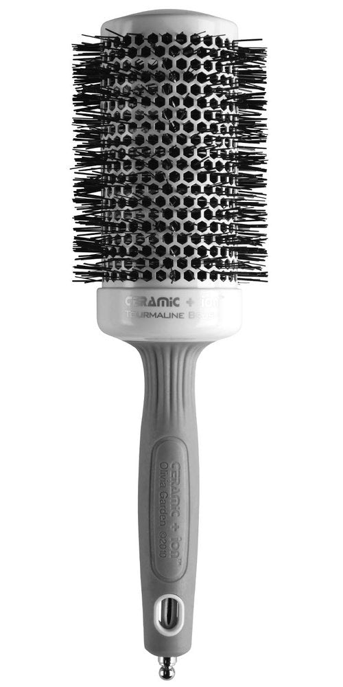 Olivia Garden Ceramic + Ion Round Thermal Hair Brush - Professional Blowout Tool for Normal to Thick Hair