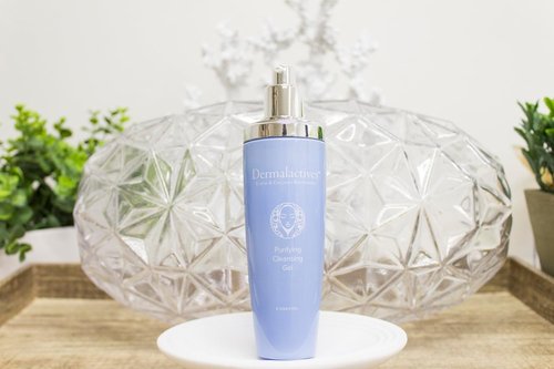 Dermalactives Purifying Cleansing Gel - Deeply Cleanses Skin, Removes Makeup & Impurities