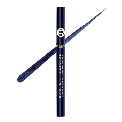 L'Oreal Paris Waterproof Liquid Eyeliner - Smudge-Proof Micro-Tip for 28HR Wear | 030 Blue Suede