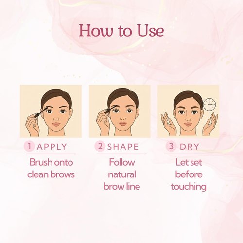Eyebrow Tint & Gel by [Brand Name] - Smudge-Proof, Long-Lasting Color & Easy Application | Medium Brown