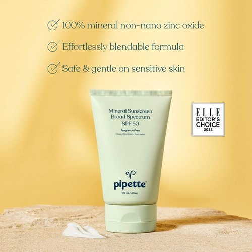 Pipette 100% Mineral Sunscreen Lotion & Stick Duo - Clean Broad Spectrum UVB/UVA Protection for Kids & Sensitive Skin