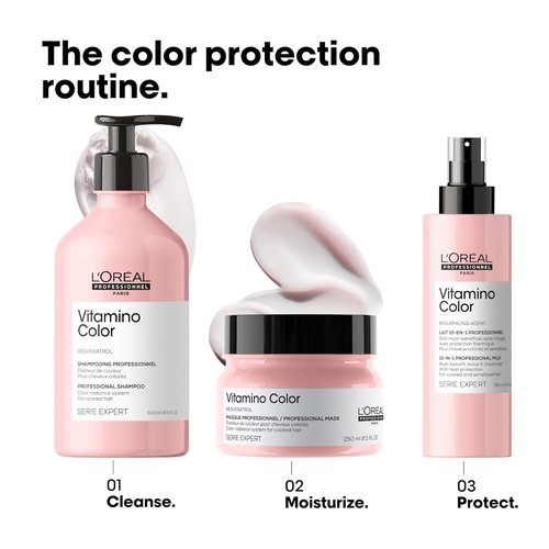 L'Oréal Professionnel Vitamino Color Hair Mask - Protects Color, Enhances Shine & Moisturizes Hair
