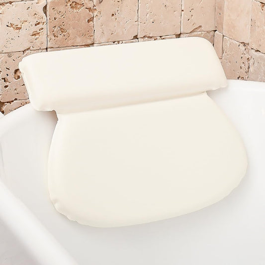 Monsuri Luxurious Bath Pillow for Tub - Premium Bathtub Pillows for Head and Neck Support - Ideal Bath Tub Pillow Headrest for Soaking Tub - Perfect Women's Gift Idea for Bath Accessories