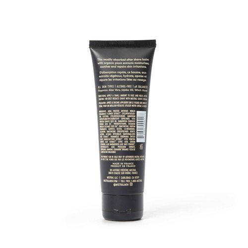 Mistral After Shave Balm - Bourbon Vanilla | Hydrating Aloe & Jojoba Oil Moisturizer - 2.7 Fl Oz