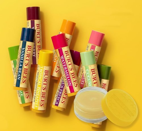 Burt's Bees Lip Balm Variety Set - 9 Count + 1 Lemon Sorbet Treatment | Perfect Stocking Stuffer