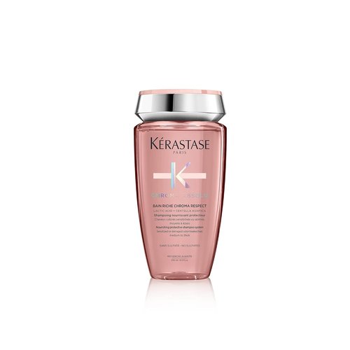 Kerastase Chroma Absolu Shampoo Riche - Nourishing Formula for Damaged Color-Treated Hair | Medium to Thick Hair, Lactic Acid