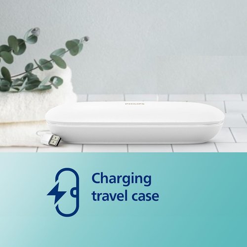 Philips Sonicare DiamondClean Electric Toothbrush Set - 2 Sonic Brushes with Travel Cases & A3 Heads | Black & Rose Gold