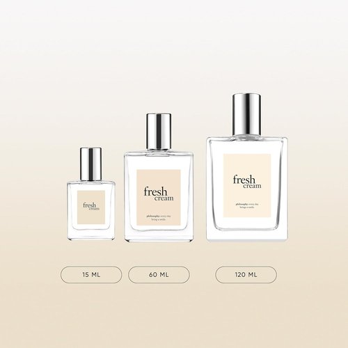 Philosophy Fresh Cream Eau de Toilette - Sweet & Captivating Women's Perfume - Long-Lasting Vanilla & Tonka Bean Fragrance