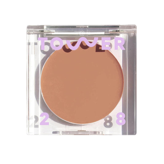 Tower 28 Sculptino Cream Contour - Vegan Matte Bronzer Balm for Sensitive Skin - Fair Light Neutral (0.16 oz)