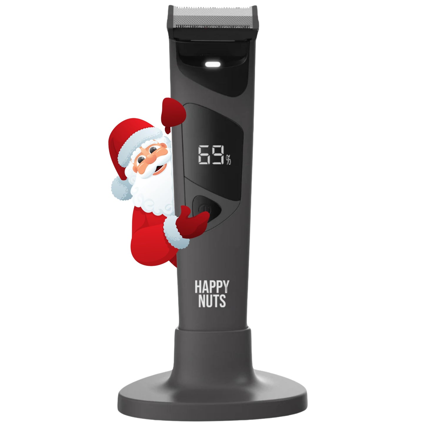 HAPPY NUTS The Ballber Pro Electric Groin & Body Hair Trimmer for Men - Mens Body Groomer Kit for Privates - Waterproof Shaver for Hard to Reach Areas