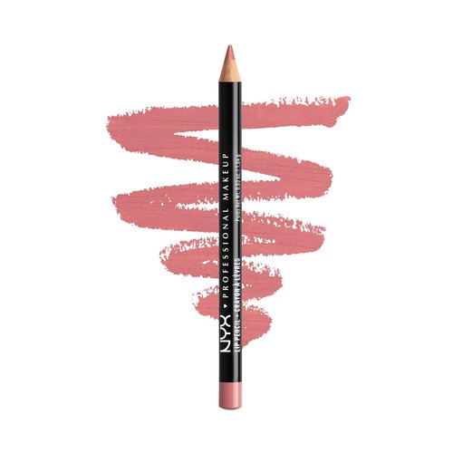 NYX PROFESSIONAL MAKEUP Slim Lip Pencil - Long-Lasting Creamy Lip Liner in Rose Shade